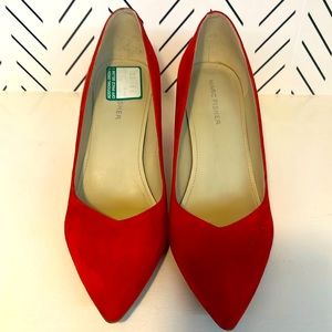 Marc Fisher pump block shoes. 8M. Used, great conditions, suede